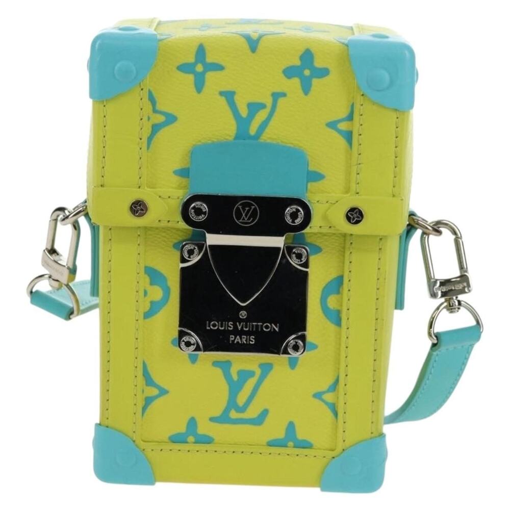 Louis Vuitton Monogram Playground Vertical Trunk Shoulder Bag Yellow